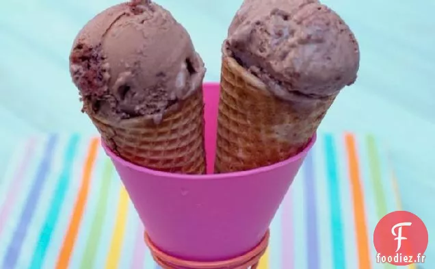 Crème Glacée au Gâteau au Chocolat Allemand