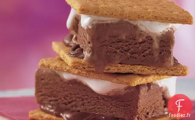 Sandwichs Glacés S'mores