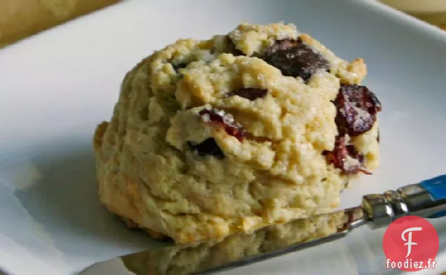 Gâteaux de Roche au Chocolat Noir et aux Canneberges