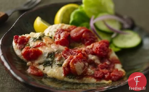 Filets de Tomates Et Basilic Au Tilapia