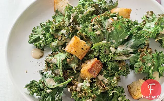 Salade César de Chou Frisé Grillé