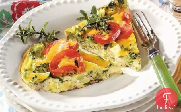 Frittata aux Légumes du Jardin