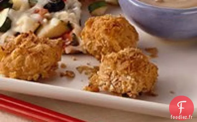 Morceaux de Poulet Croquants avec Sauce aux Arachides Thaïlandaises