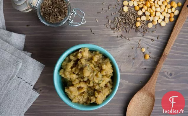 Daal De Pois Cassés Épicés Au Citron Et Au Gingembre