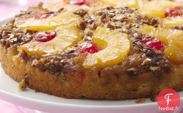 Gâteau Rapide à l'Ananas À l'envers