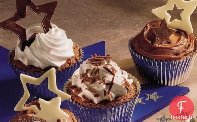 Cupcakes de Célébration Étoilés
