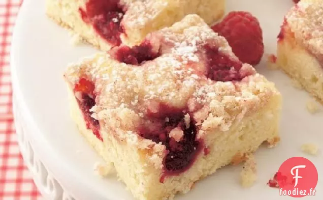 Barres à Gâteau aux Framboises