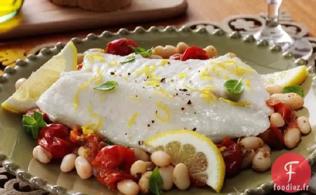 Tilapia de Style Toscan et Haricots Cannellini