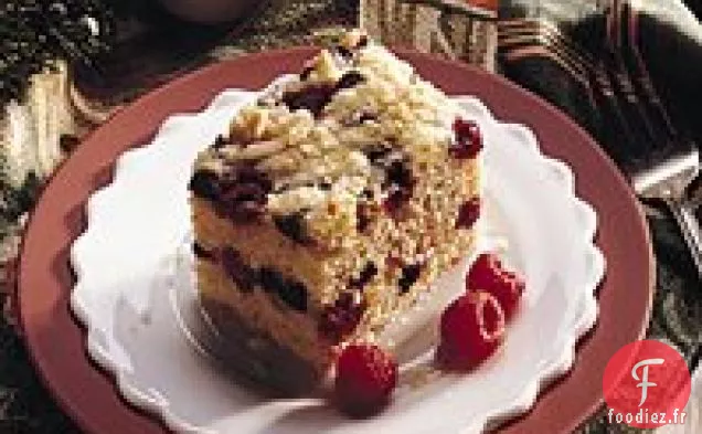 Gâteau au Café Framboise-Massepain