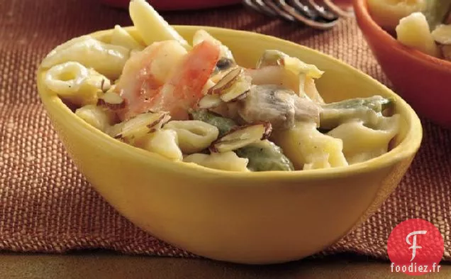 Casserole de Crevettes et de Gousse de Pois