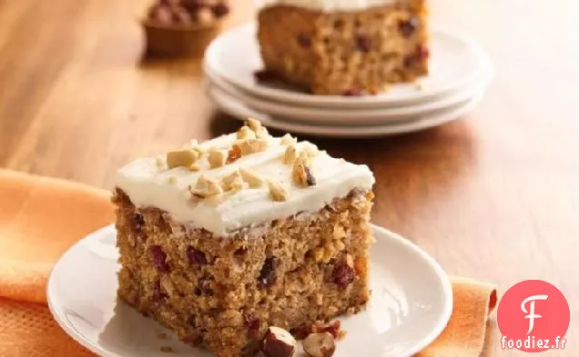 Gâteau à la Courge Musquée avec Glaçage au Beurre et au Rhum