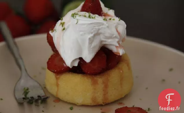 Shortcakes Margarita aux Fraises