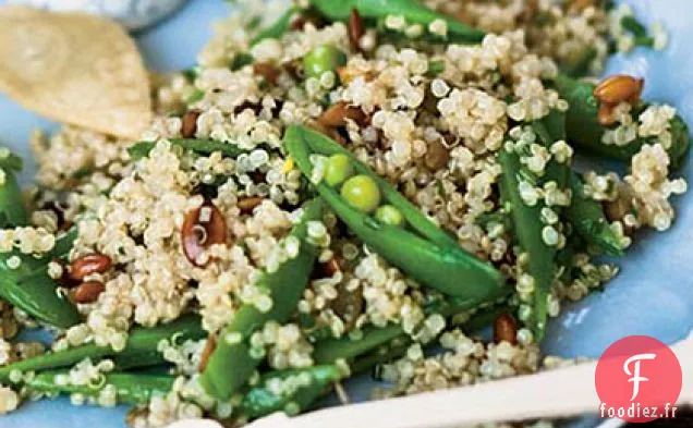 Salade de Quinoa aux Petits Pois Sucrés