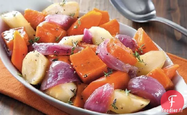 Légumes-Racines Glacés à la Mijoteuse