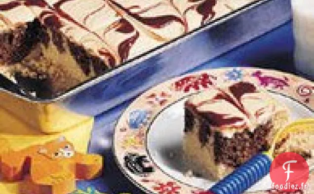 Gâteau de Marbre au Beurre d'Arachide