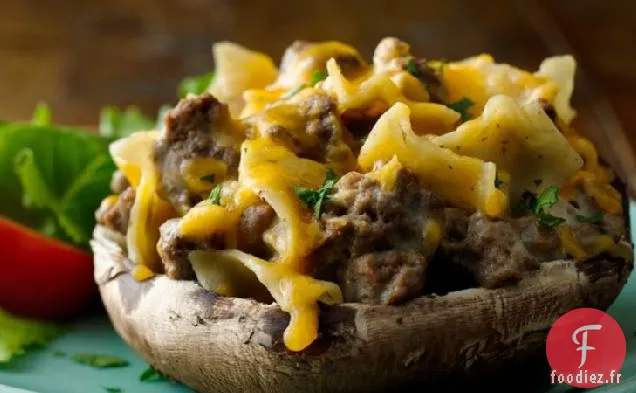 Portabelles Farcies Stroganoff
