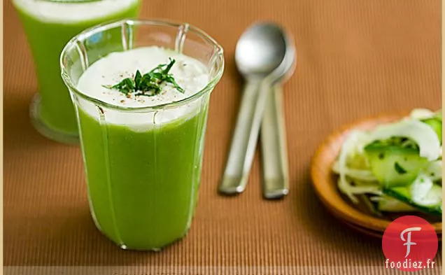 Soupe De Printemps Aux Pois, Fenouil Et Menthe