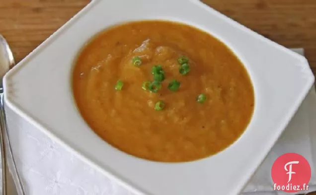 Sriracha Épicée - Soupe de Pommes de Terre et de Poireaux