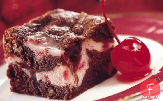 Brownies aux Cerises Tourbillonnantes