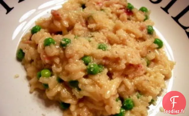 Risotto Aux Petits Pois Et Prosciutto