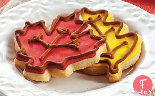 Biscuits Glacés à la Feuille d'Amande
