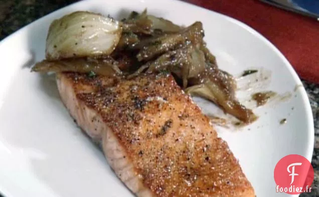 Saumon Glacé au Fenouil Braisé