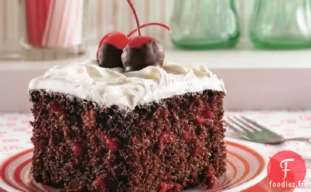 Gâteau au Chocolat et aux Cerises et au Cola