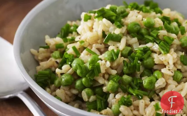 Riz Brun Épicé Aux Petits Pois