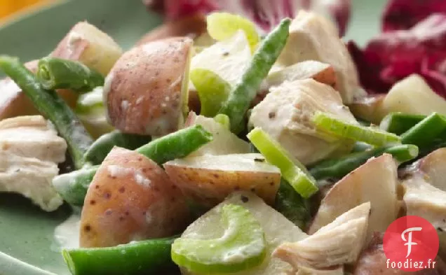 Salade de Poulet et de Pommes de Terre de la Récolte d'été