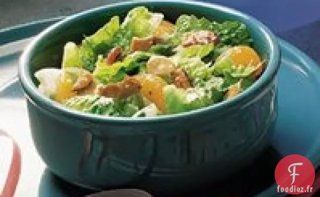 Salade de Légumes Verts Mélangés à la Mandarine