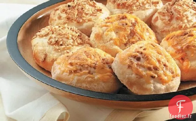Biscuits au Cheddar et au Bacon