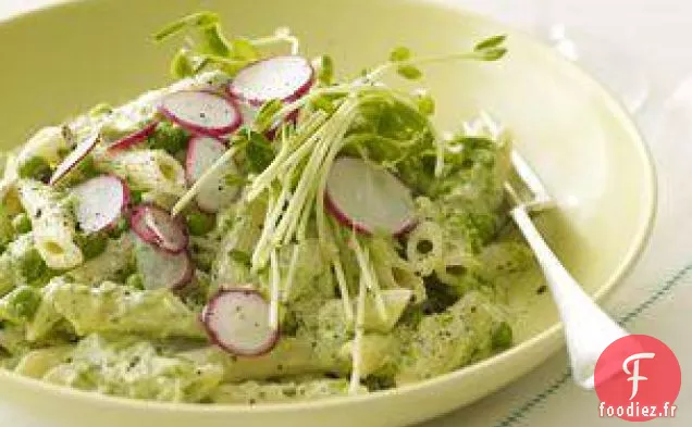 Penne Aux Petits Pois Et Ricotta