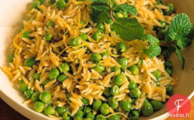 Orzo Aux Petits Pois Et Menthe