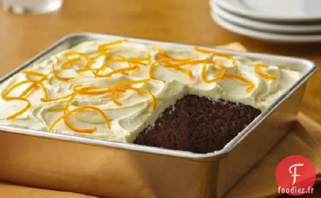 Gâteau Au Chocolat Et à l'Orange Sans Gluten