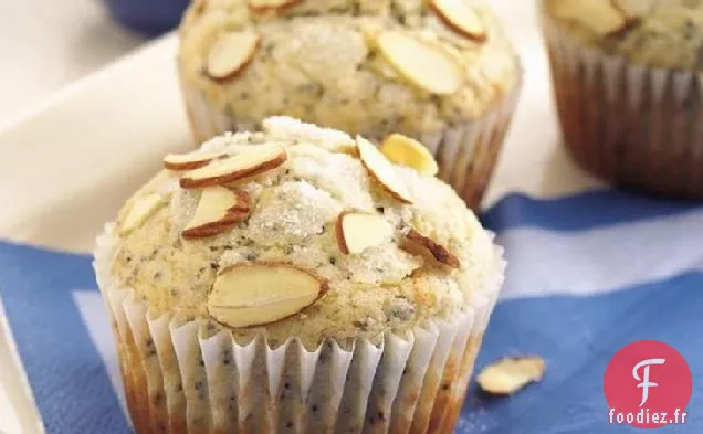 Muffins Aux Graines d'Amande Et de Pavot