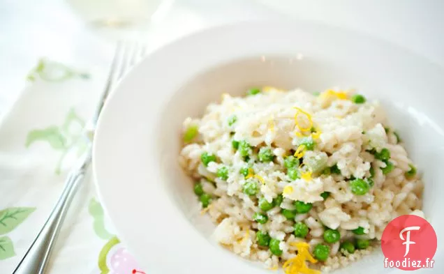 Risotto Aux Pois Et Au Citron