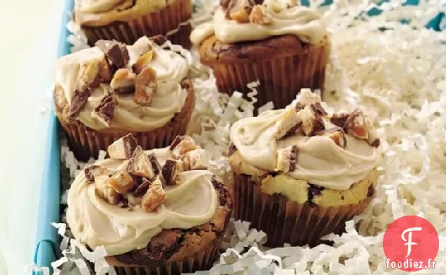 Cupcakes aux Bonbons au Chocolat