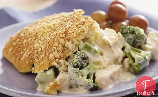Divan de Poulet Biscuit en Couches