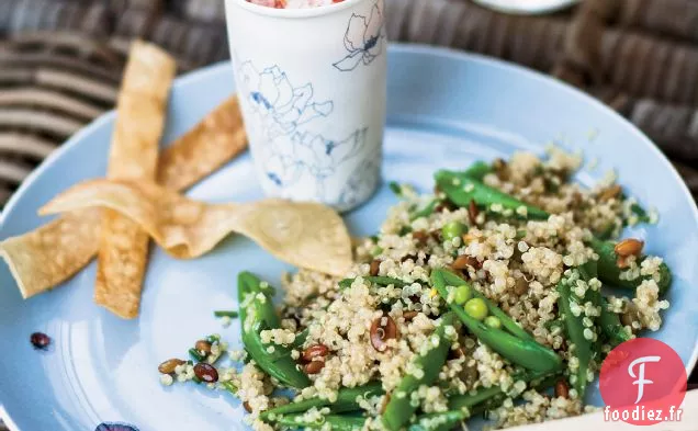 Salade de Quinoa aux Petits Pois Sucrés