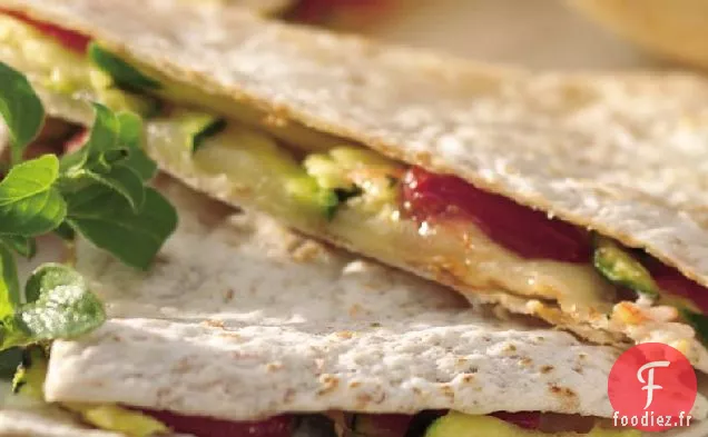 Quesadillas Végétariennes au Fromage