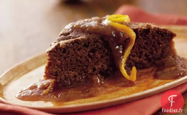 Gâteau au Pudding au Pain d'Épice Et à l'Orange
