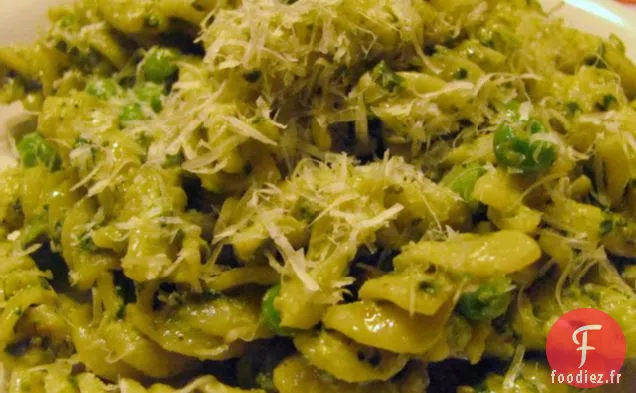 Salade De Pesto, Petits Pois Et Pâtes