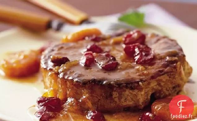 Côtelettes de Porc Épicées à l'Orange