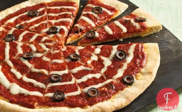 Pizza Spiderweb Effrayante