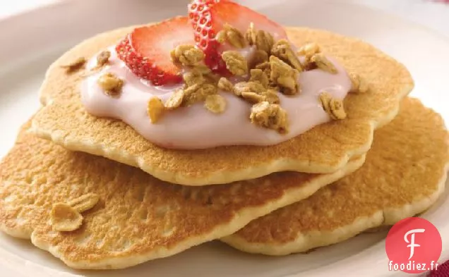 Crêpes au Granola Garnies de Yogourt