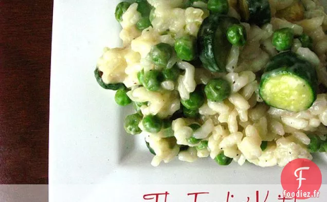 Risotto Printanier Aux Courgettes Et Petits Pois