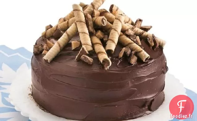 Torte au Beurre de Caramel avec Glaçage à la Ganache au Chocolat