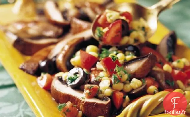 Portabelles avec Salsa de Maïs