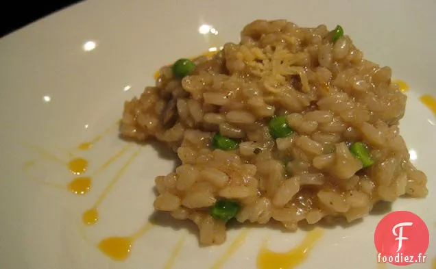 Risotto aux Champignons et Pois