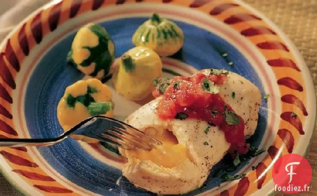 Poitrines De Poulet Farcies au Cheddar